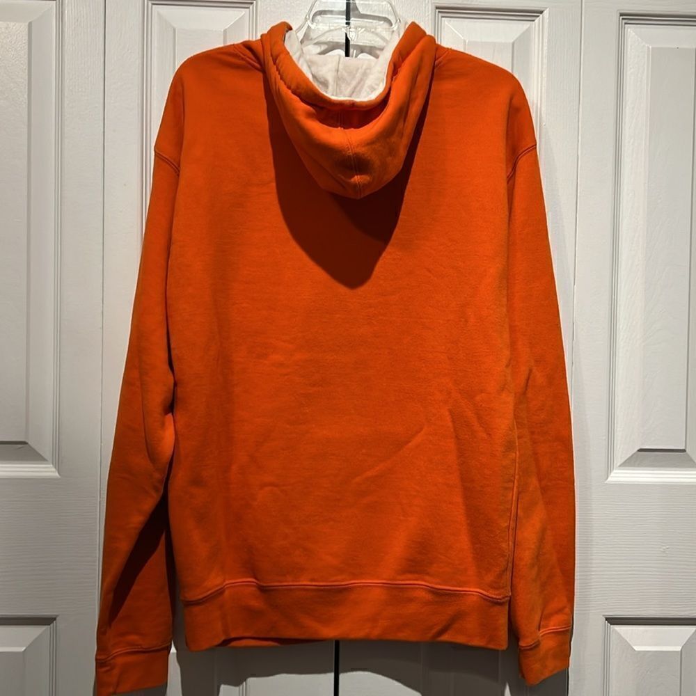 J.America‎ Men’s Orange Clemson Pullover Hoodie Size M - Picture 8 of 11